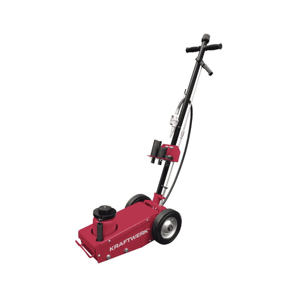 KRAFTWERK PRO LINE Hydropneumatischer Wagenheber mit 4 Stempelaufsätzen, 22 t