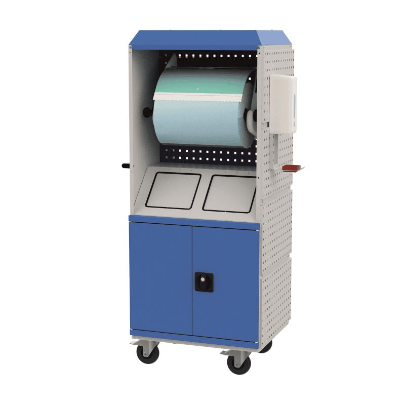 Bedrunka+Hirth Kubik 5S Reinigungsstation Duo, BxTxH 690 x 530 x 1690 mm