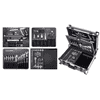 KRAFTWERK BASIC LINE Werkzeugkoffer B147 3/8“ mit Kunststoffschale, inkl. Werkzeug, 97-teilig