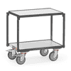 Fetra ESD-Eurokasten-Roller mit 2 Böden, 677 x 414 x 638 mm