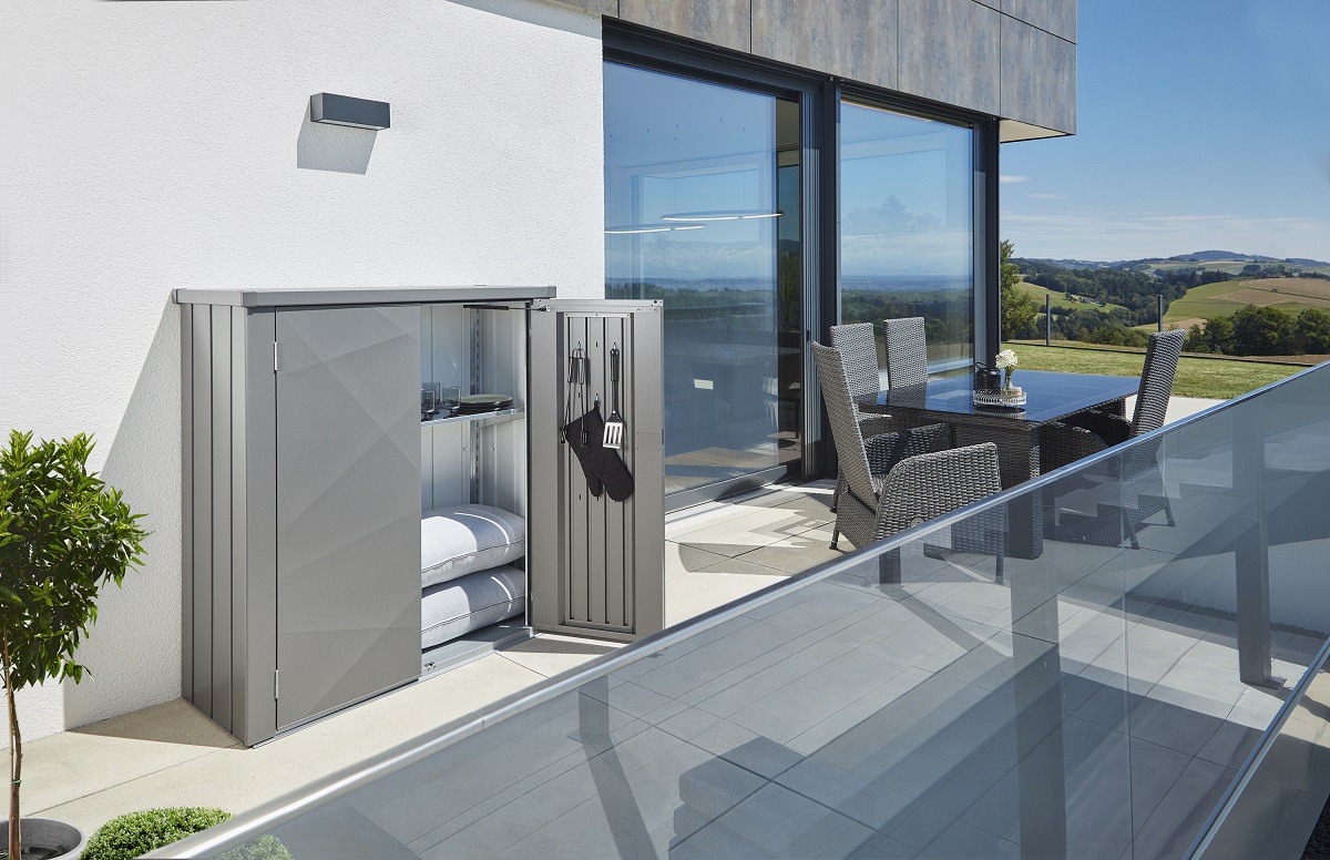 Biohort Terrassenschrank ROMEO® X-Design, in 3 Farben und 2 Grössen