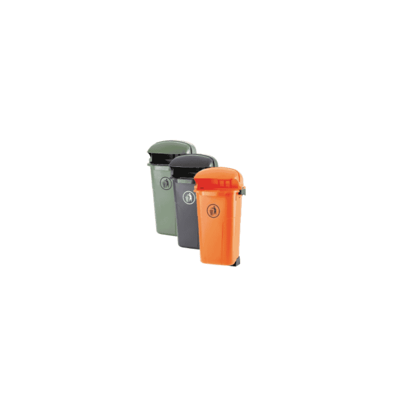 Poubelle Urban, 50 l, divers coloris, 467 x 451 x 901 mm