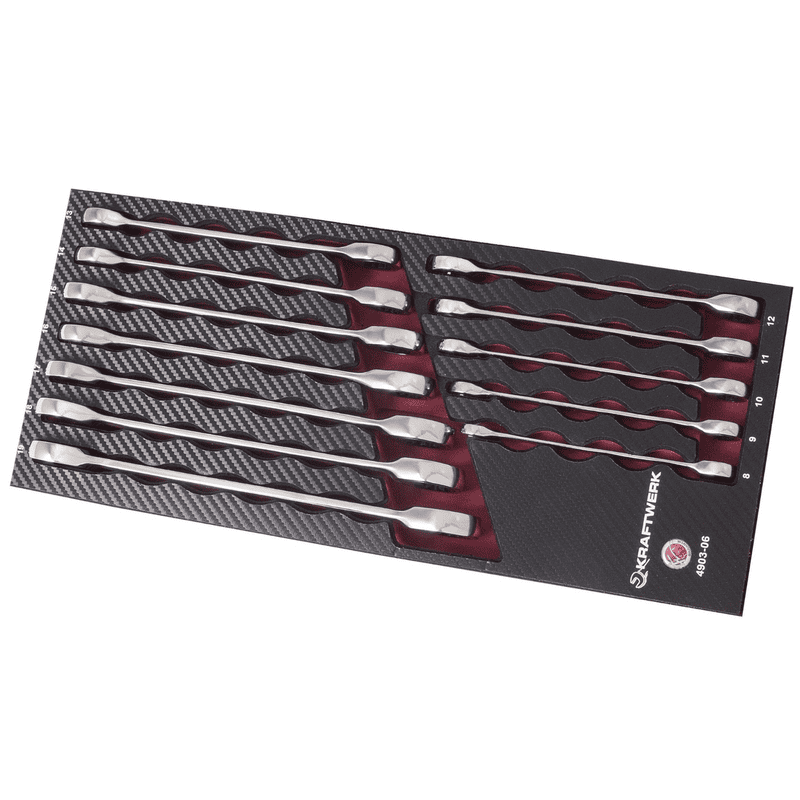 KRAFTWERK PRO-LINE EVA3 CLICKKRAFT Clé à cliquet à anneau, 12 pièces