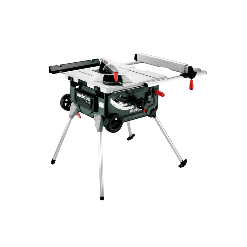 Metabo Tischkreissäge TS 254 mit Untergestell und Trolleyfunktion, 2000 Watt