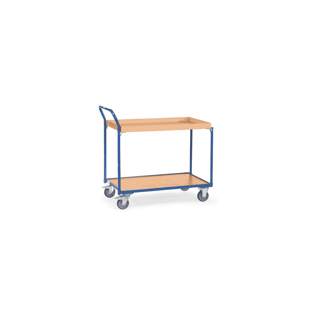 Fetra leichter Tischwagen, Tragkraft 300 kg, zwei Plattform Grössen