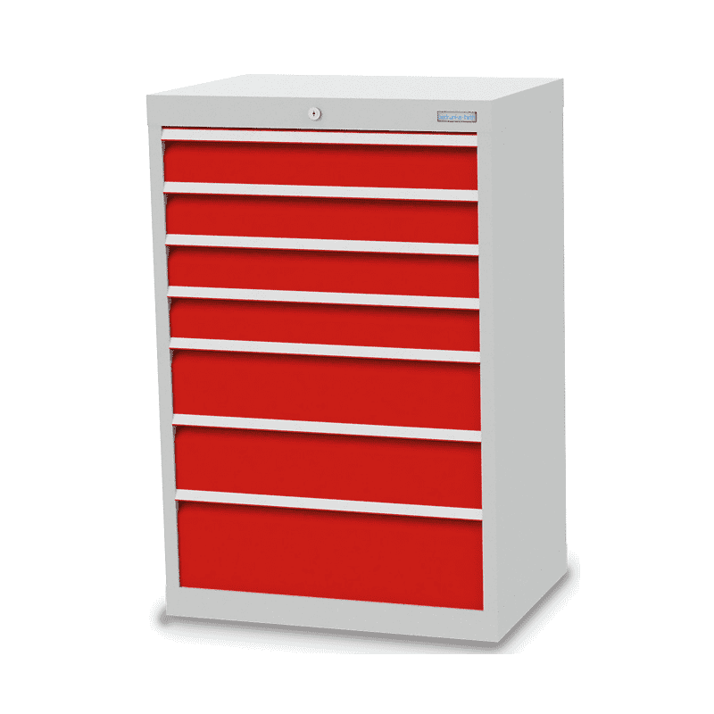 Bedrunka+Hirth Armoire à tiroirs, profondeur 500 mm, R 24-16, nombre de tiroirs 7