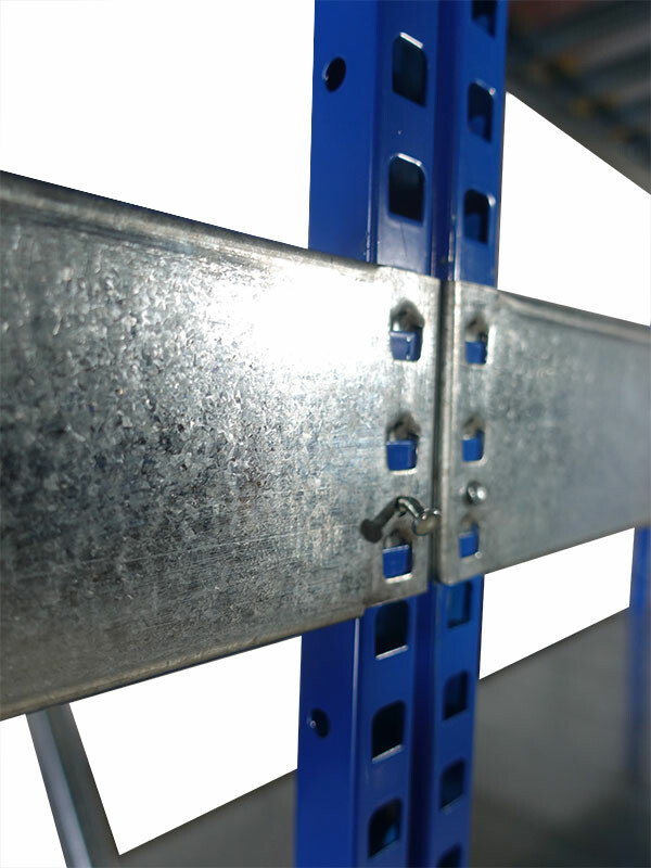 Fachbodenregal Komplettset M50, Gesamttraglast 2800 kg, in zwei Ausführungen
