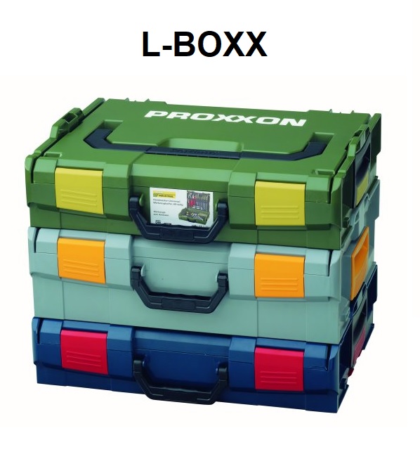 Proxxon L-BOXX Coffret à outils universel pour artisans, 69 pièces