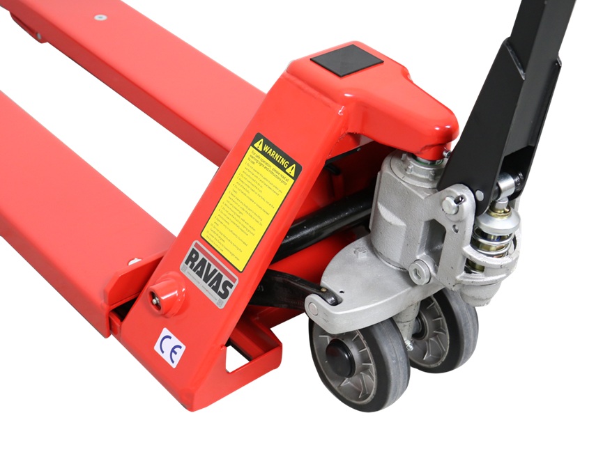 RAVAS Handhubwagen iPT Essential / Palettrolli mit Waage, Tragkraft 2000 kg, Anzeigeschritt 0,5 - 1 kg