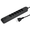 Steffen Steckdosenleiste IQ PRO, T13 Steckdosen, 1 x USB-A (18W), 1 x USB-C PD (20W), 10 A, IP20, 3 m Kabel, diverse Ausführungen