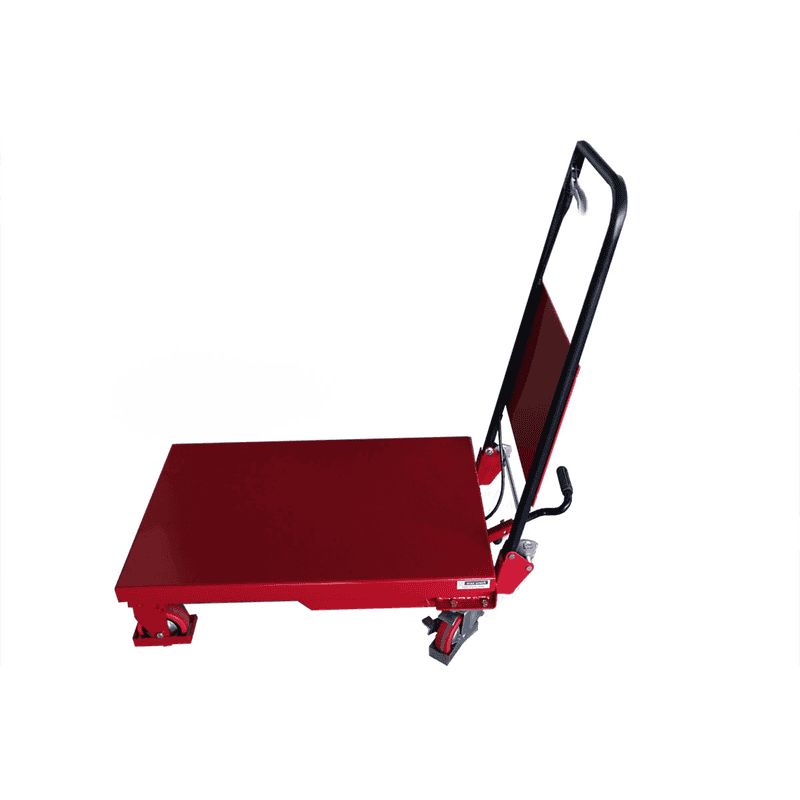 Hubtischwagen fahrbar, Tragkraft 150 kg, Höhe Tisch 720 mm, Plattform 700 x 450 mm