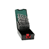 Metabo HSS-Metallbohrer-Kunststoffkassette "SP", HSS-G, 25-teilig