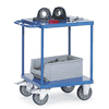 Fetra Tischwagen mit Stahlblech-Plattformen, Gesamttragkraft 500 kg, 737 x 609 x 860 mm