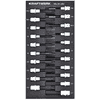 KRAFTWERK BASIC LINE EVA Schraubendreher-Steckschlüssel-Einlage 1/2", 200x400 mm, 21-teilig