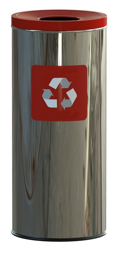 Poubelle en acier inoxydable