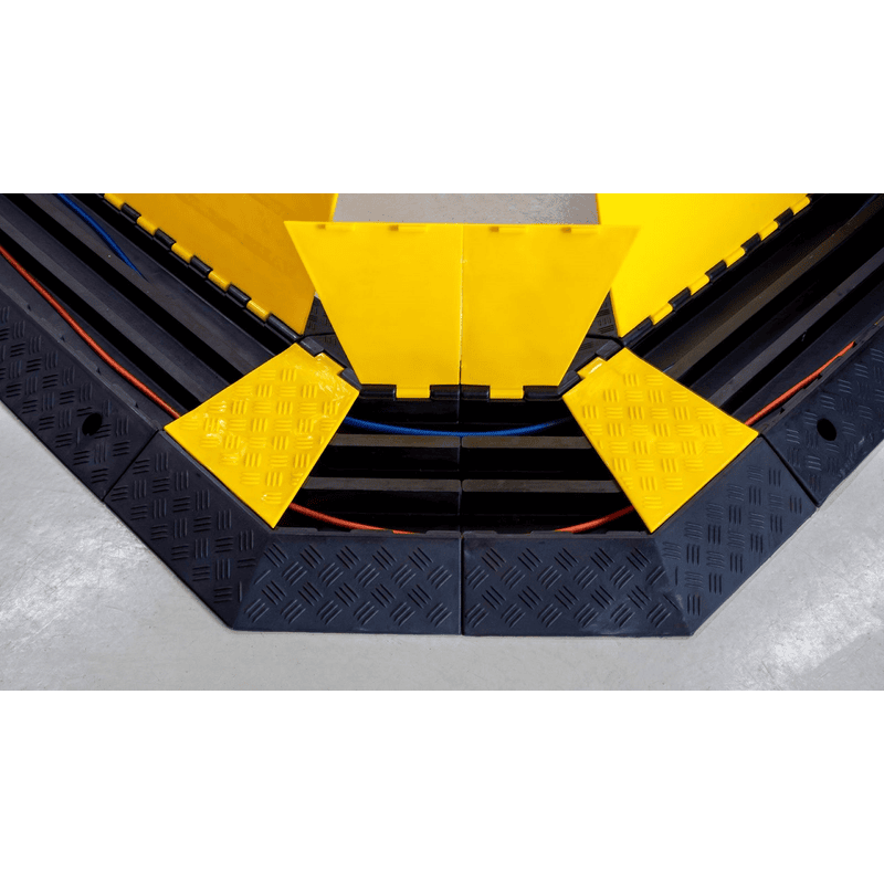Kabelbrücke mit Deckel, 2 bis 5 Kanäle, gerade oder Winkelstück