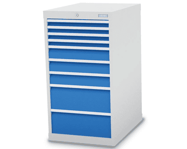 Bedrunka+Hirth Armoire à tiroirs, profondeur 736 mm, R 18-24, nombre de tiroirs 9