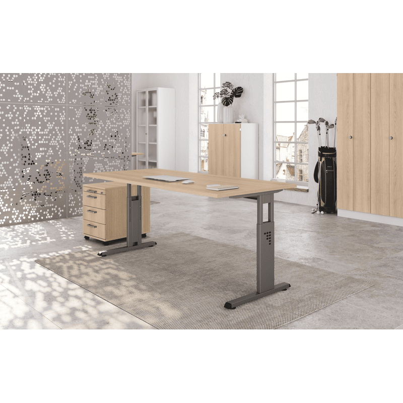 Caisson roulant Zermatt avec 4 tiroirs, fermeture automatique Soft Stopp, en diverses versions