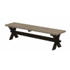 Nostalgie Plankenbank, diverse Farben, 1770 x 380 x 440 mm