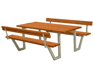 PLUS Mobilier de jardin modulable Wega, disponible en plusieurs modèles