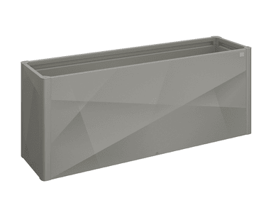 Biohort Pflanzbeet Belvedere® X-Design, 200 Maxi, quarzgrau-metallic, 2010 x 530 x 770 mm, 180 Liter