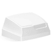 Couvercle en plastique avec clapet pour poubelle AtlaXflip 25 litres, disponible en plusieurs couleurs