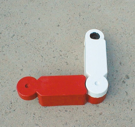 Segments de bordure / bordure de guidage, dans les couleurs de signalisation