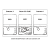Extension citerne pour cuve diesel CUBE pour usage extérieur | capacité 1500 – 2500 l 