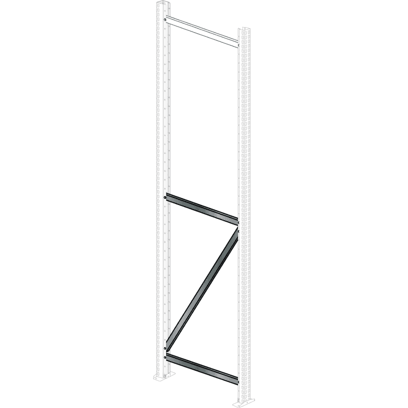Schulte Fachwerk für Ständerrahmen W100, horizontal oder diagonal, verzinkt