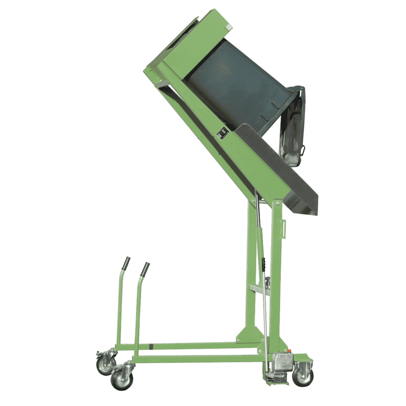 Mülltonnen-Kippwagen mit Handpumpe, in diversen Farben