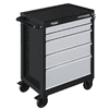 KRAFTWERK LT700 Chariot d'atelier, 5 tiroirs, BASIC, 151 pièces, outils inclus