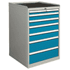 Schubladenschrank mit 5 bis 7 Schubladen