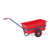 Fetra Handwagen mit Kunststoffmulde, pulverbeschichtet blau RAL 5007