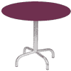 Schaffner Table d'appoint RIGI, Ø 600 mm, en diverses couleurs