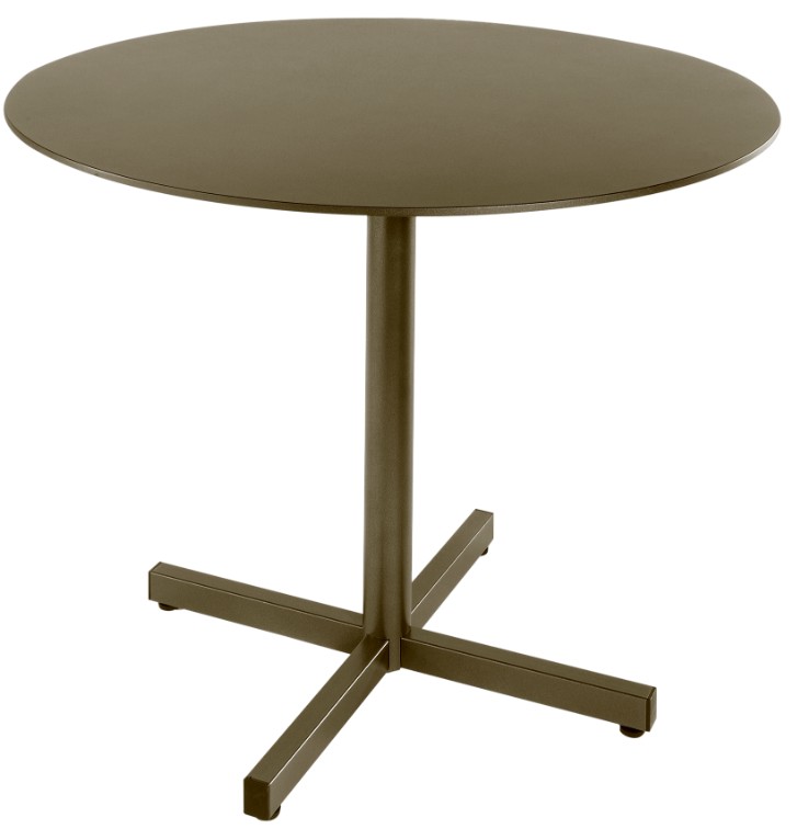 Schaffner Table de bistrot LUZERN en fibre de verre, ronde, rabattable, disponible en plusieurs versions