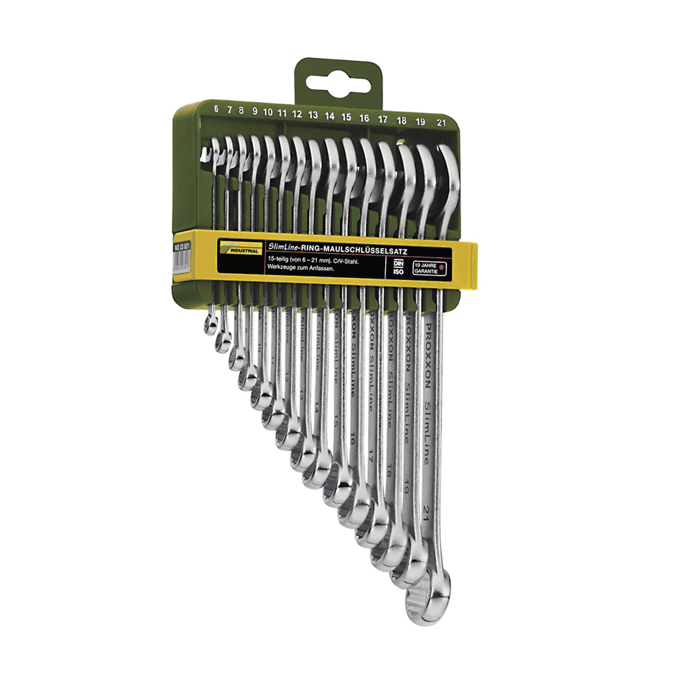 Proxxon SlimLine Jeu de clés mixtes, 6 - 21 mm, 15 pièces