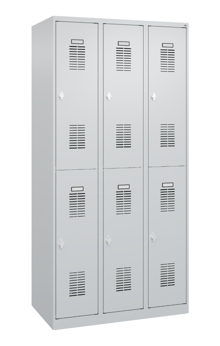 C+P Vestiaire Basis Plus à deux étages, h x l x p 1850 x 900 x 500 mm, en diverses versions