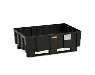 Euro-PE-Auffangwanne 250/2 mit Schienen