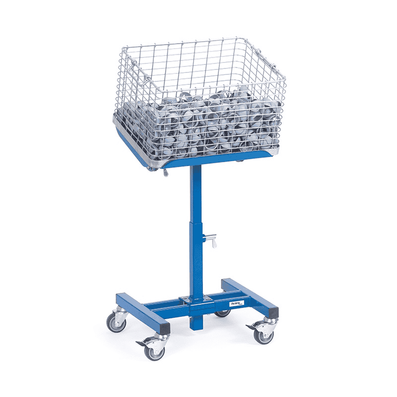 Fetra Materialständer neigbar, höhenverstellbar im 25 mm Raster, Tragkraft 150 kg