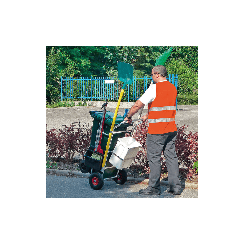 Chariot de nettoyage pour une manipulation facile des bacs - 120 litres