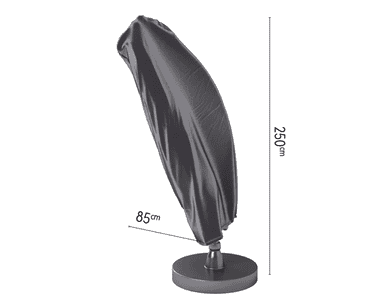 Platinum AeroCover Housse de protection pour parasol à bras libre, hauteur 2500 mm, diamètre 850 mm