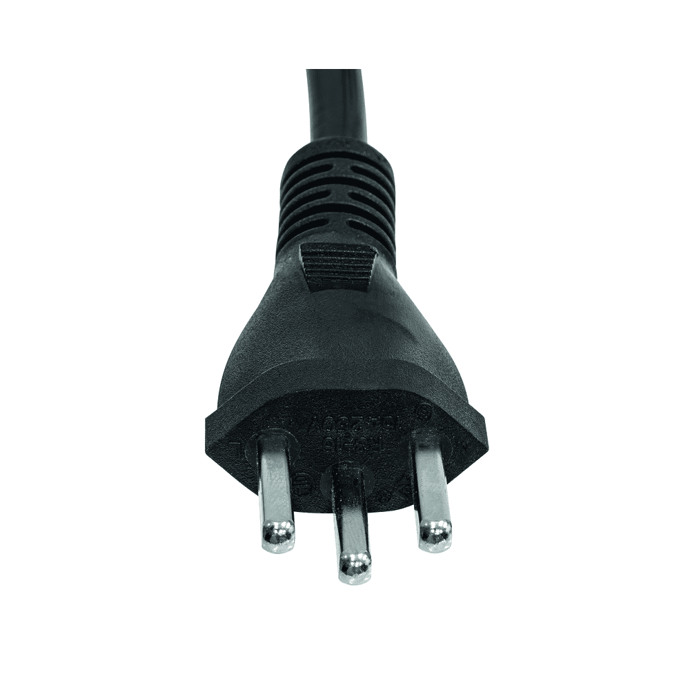 Steffen Steckdosenleiste ALU MODULAR SILVER, 5 x T13, 10 A, IP20, 3 m Kabel, mit Schalter, silber/schwarz