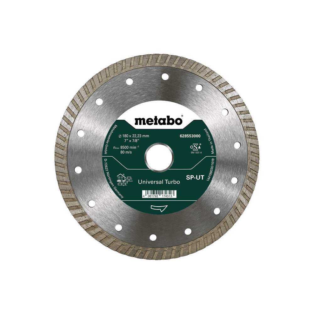 Metabo Diamanttrennscheibe "SP-UT" Universal Turbo, 180 x 22,23 mm