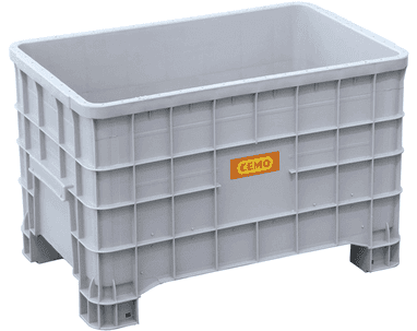 CEMO Logistikbox aus HDPE für Lagerung und Transport, verschiedene Grössen