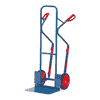 Fetra Diable en tube d'acier, hauteur 1300 mm, patins en plastique, bavette extra large