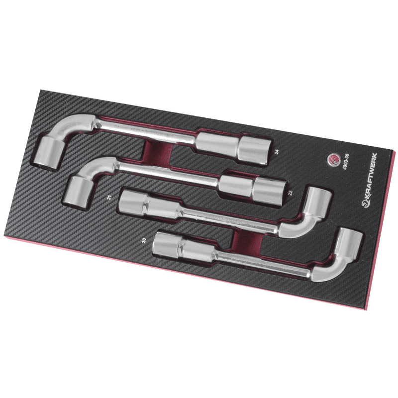 KRAFTWERK PRO LINE EVA3 Insert pour clé à pipe, 4 pièces