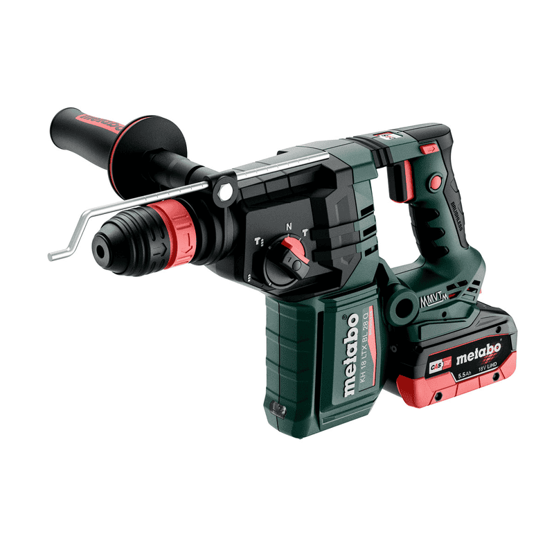 Metabo Akku-Hammer KH 18 LTX BL 28 Q, 18 V mit Quick-Wechselfutter, in drei Ausführungen