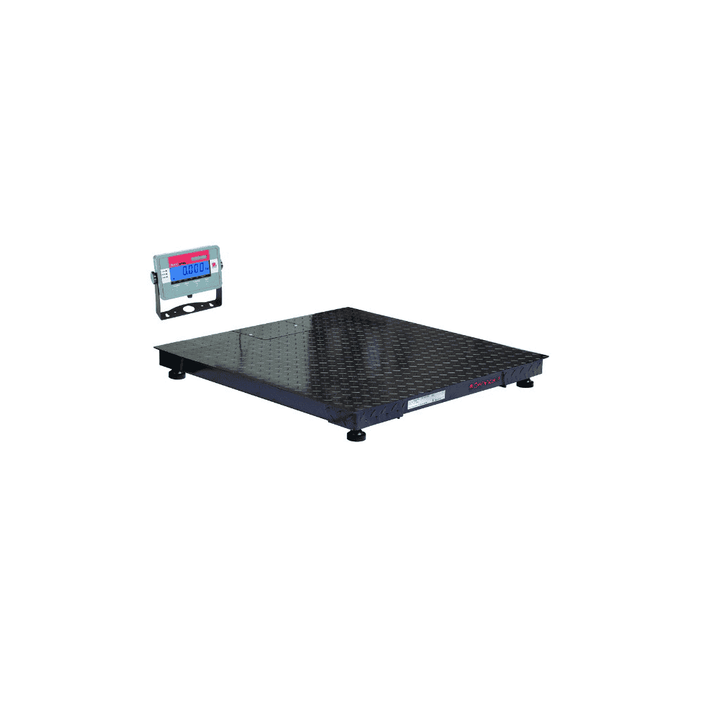 Balance au sol / Balance pour palettes, capacité 1500 kg, 1250 x 1250 mm
