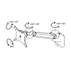 Zubehör - Bildschirmarm-Halter flexibel, silber, dynamisch höhenverstellbar, 360° drehbar