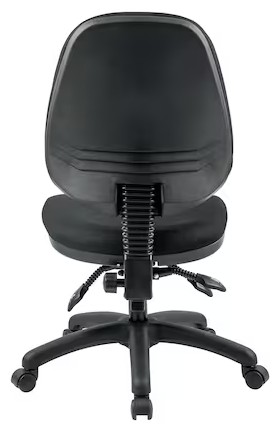 Chaise de bureau Arws SY20, mécanisme synchrone, tissu, sans accoudoirs, noir